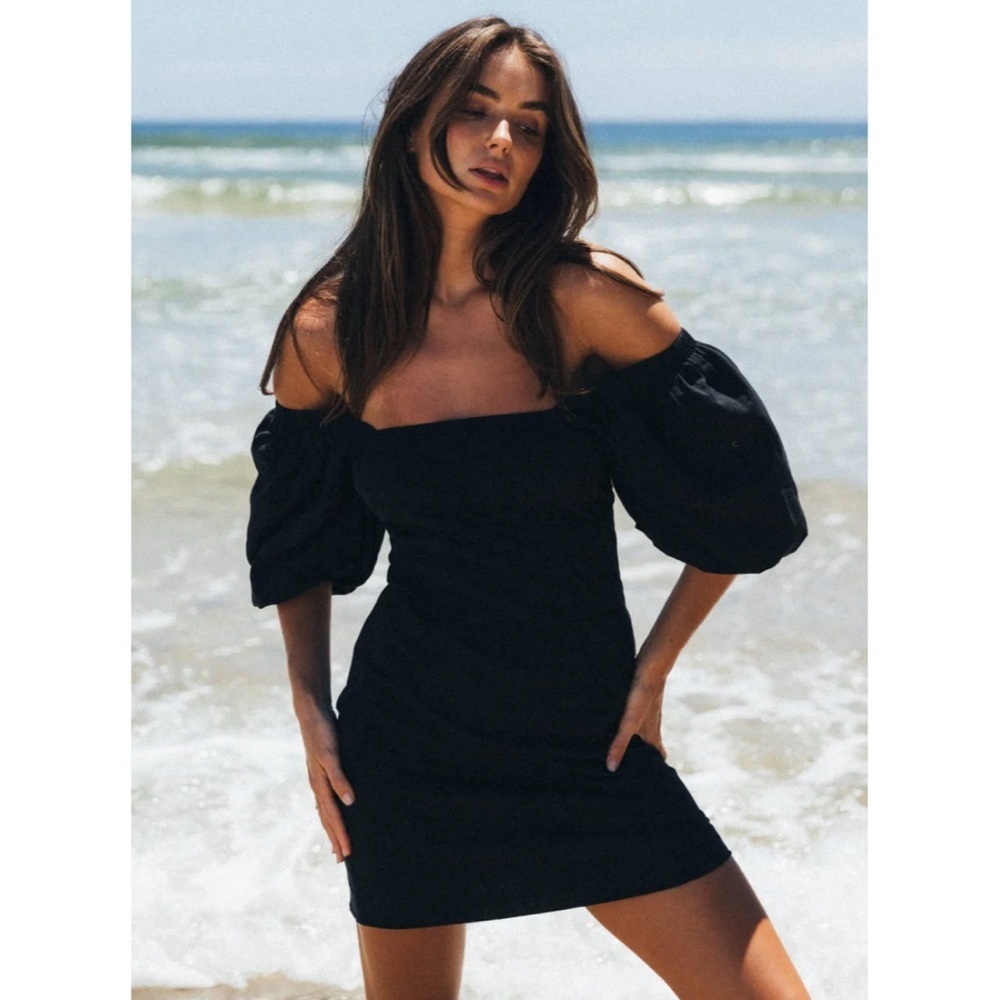 SNDYS Tuscany Dress Black